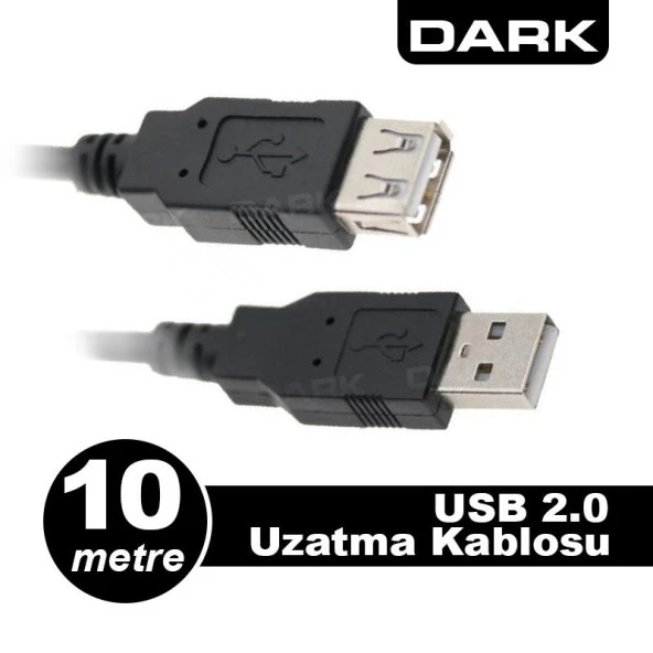 DARK 10MT USB 2.0 UZATMA KABLOSU DK-CB-USB2EXTL1000
