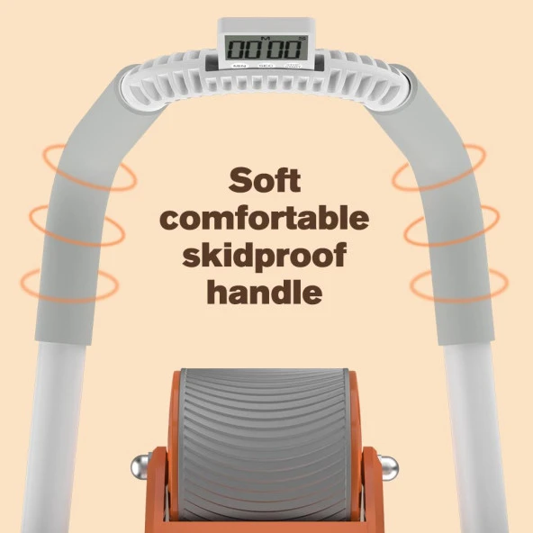 Relife AB-06 Ab Roller Dirsek Destekli Karın Çalıştırıcı, Otomatik geri tepme özellikli, Diz Matlı Karın Kası Çalıştırıcı, Erkekler ve Kadınlar için, Karın Kası Antrenmanı, çift tekerlekli - 6