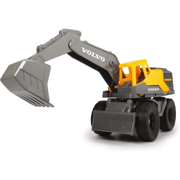 Dickie Toys Volvo İnşaat Oyun Seti Ekskavatör Damperli Kamyon Baret Kürek Tırmık GKO - 4
