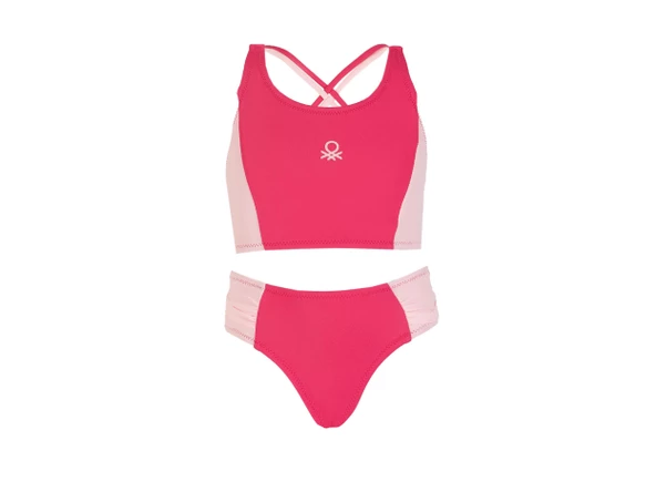 United Colors Of Benetton Kız Çocuk Mayo 25045 - Resim 3