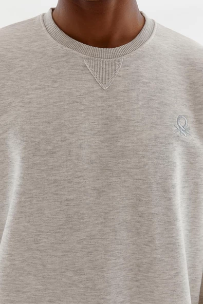 United Colors Of Benetton Erkek Sweatshirt BNT-M20951 - Resim 7