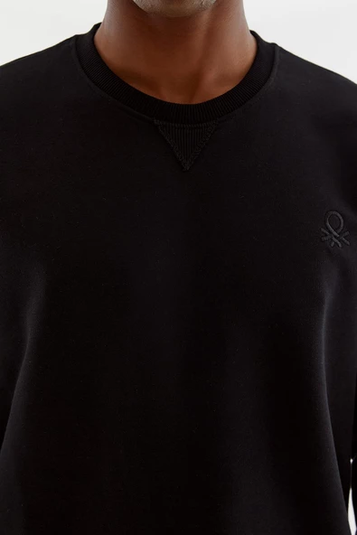 United Colors Of Benetton Erkek Sweatshirt BNT-M20951 - Resim 4