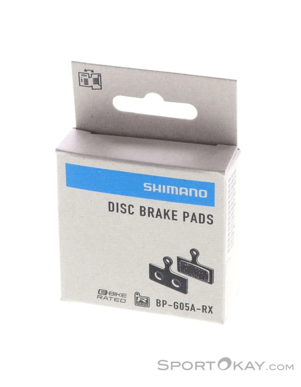 SHIMANO G05A-RX Resin pabuç ve çatal pimli yay (çift) balata