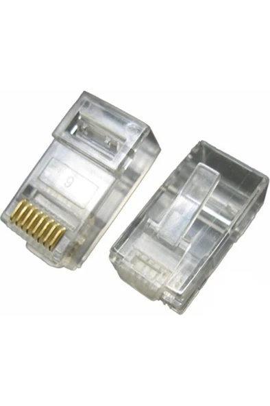 8P8C RJ45 Plug Cat6 Ez Konnektör Yeni Nesil 100 Adet ürün görseli