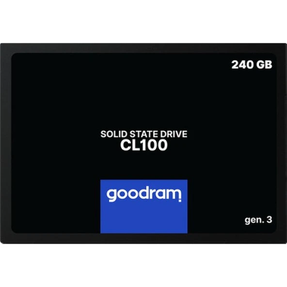 Goodram 240GB SSD 500 - 599 MB/s Sata 3 SSD (SSDPR-CL100-240-G3)