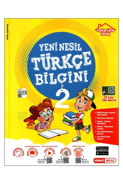 Kırmızı Beyaz 2. Sınıf Türkçe Bilgini Konu Özetli Soru Bankası