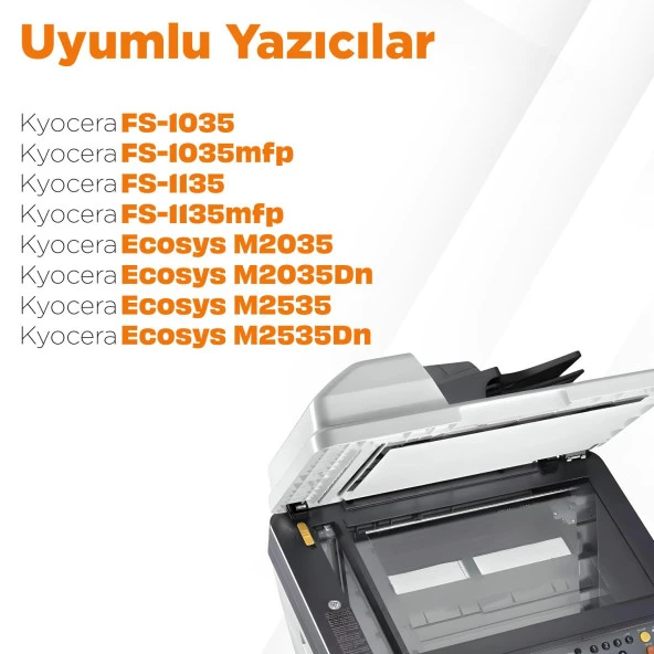 Kyocera TK-1140 Muadil Toner 2'li Paket / Ecosys M2535 / M2535 / FS1035 / FS1135 - Resim 3
