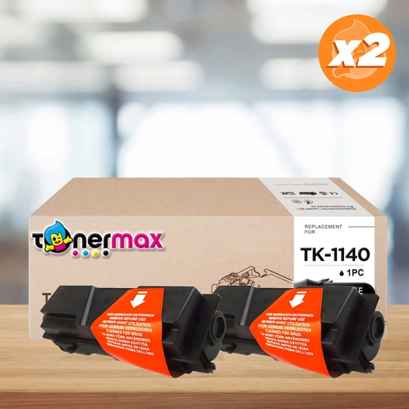 Kyocera TK-1140 Muadil Toner 2'li Paket / Ecosys M2535 / M2535 / FS1035 / FS1135 - Resim 5