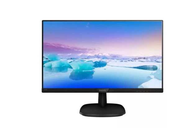 PHILIPS 243V7QDSB VLine 23.8" LED IPS 4ms 75Hz 1920x1080 FullHD VGA DVI HDMI (VESA) Siyah Monitör