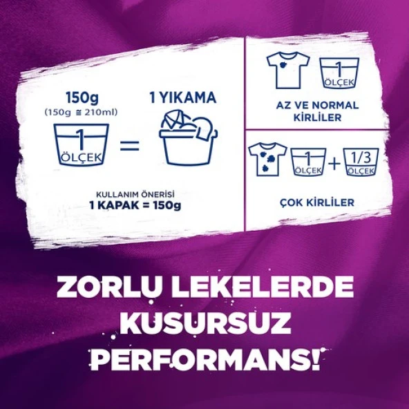 Omo Toz Çamaşır Deterjanı Sık Yıkananlar Leke Çıkarıcı 5 Kg - 5