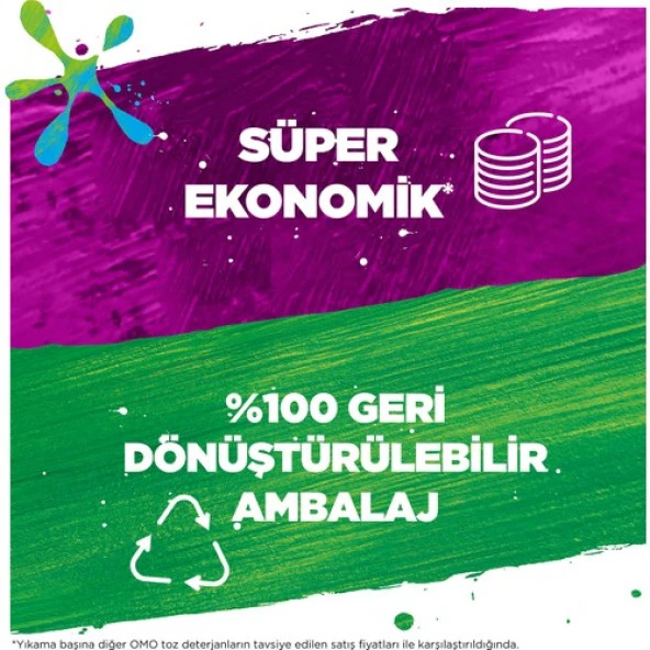 Omo Toz Çamaşır Deterjanı Sık Yıkananlar Leke Çıkarıcı 5 Kg - 6