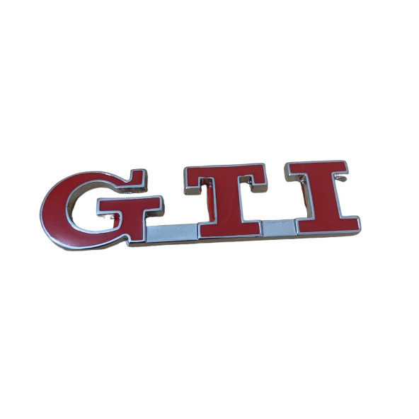 VOLKSWAGEN GTI METAL LOGO STICKER - Resim 2