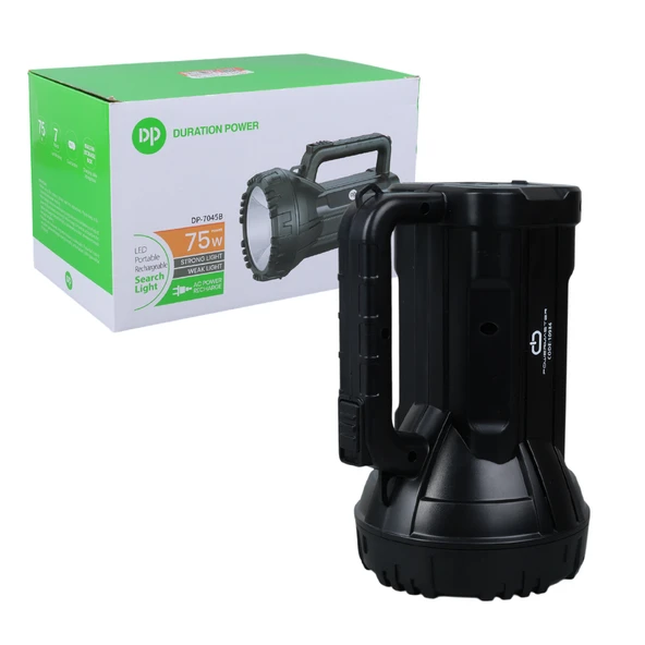 POWERMASTER CTL-SL051A İKİ KADEMELİ 1 POWER LEDLİ 75 WATT ŞARJLI FENER - 4