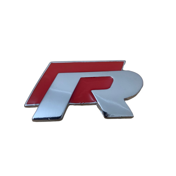 VOLKSWAGEN R METAL LOGO STICKER - Resim 2