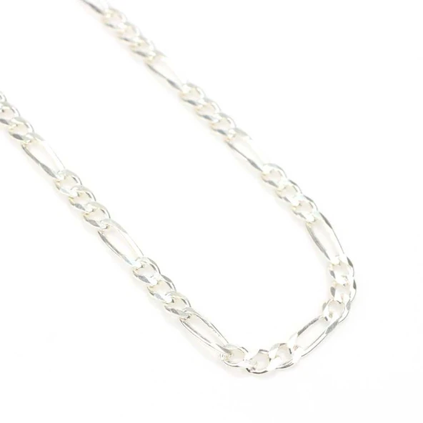 925 Ayar Gümüş Figaro Zincir ürün görseli