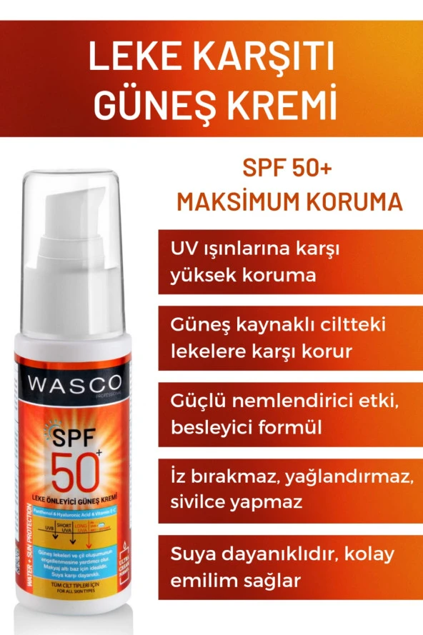 Güneş Kremi Koyu Leke Karşıtı Spf 50+ Faktörlü Çok Yüksek Korumalı Güneş Kremi