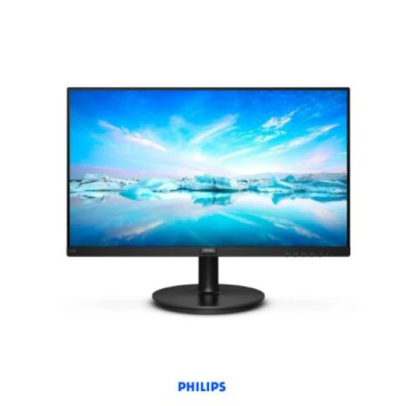 PHILIPS 242V8LA VLine 23.8" LED 4ms 75Hz 1920x1080 FullHD VGA HDMI DP Multimedya (VESA) Siyah Monitör