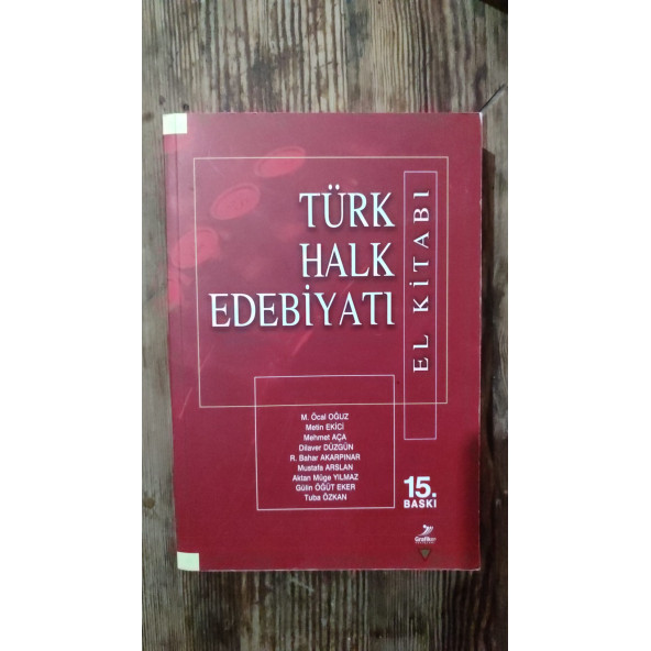 Türk Halk Edebiyatı El Kitabı (2.el)