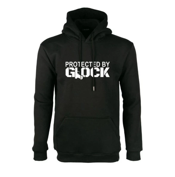 By Glock Kapüşonlu Sweatshirt Hoodie - Siyah