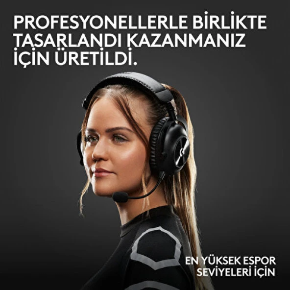 Logitech G PRO X 2 LIGHTSPEED Kablosuz DTS:X Headphone 2.0 - 7.1 Surround Ses Oyun Kulaklığı - Beyaz - 2