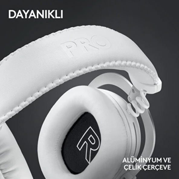 Logitech G PRO X 2 LIGHTSPEED Kablosuz DTS:X Headphone 2.0 - 7.1 Surround Ses Oyun Kulaklığı - Beyaz - 8