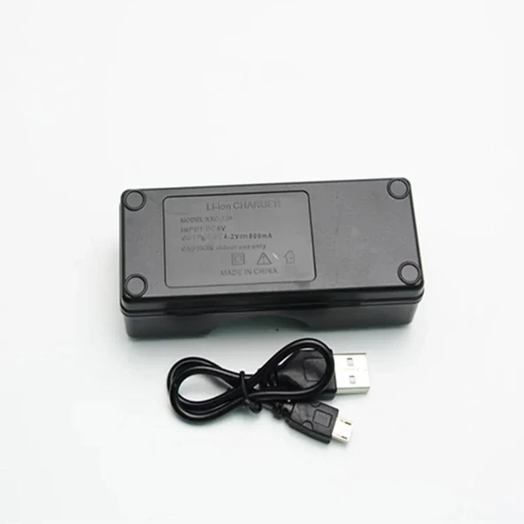 Powermaster PMR-128 4.2 Volt 800 Mah Pil Şarj Cihazı 18650 Lion Pil Şarj Aleti - 6