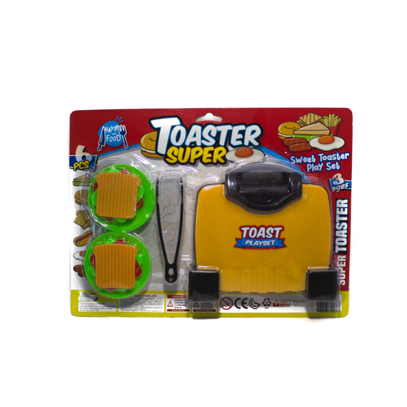 Oyuncak Tost Makinesi Seti 6 Parça - 2
