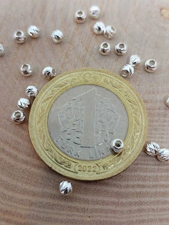925 Ayar Gümüş Boncuk Ara Malzeme 2.5mm/10 adet (45638) ürün görseli