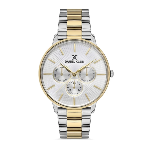 Daniel Klein DK.1.10111.4 Altın Gümüş Çift Renkli Kadın Kol Saati