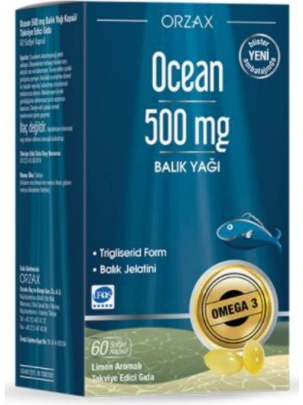 Ocean 500 Mg 60 Kapsül ürün görseli