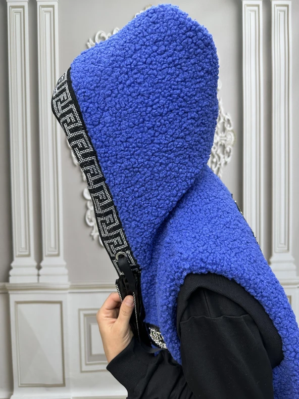 Tatu Yelekli Crystal Taşlı Üçlü Takım - SAKS - Resim 4