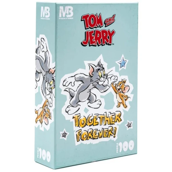 Mabbels Puzzle 100 Parça Tom And Jerry Together Forever PZL-389033