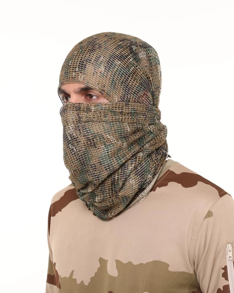 Single Sword Puşi,Kadın&Erkek Fular,Askeri Şal,Gizlenme Ağı 90X180 cm - 12