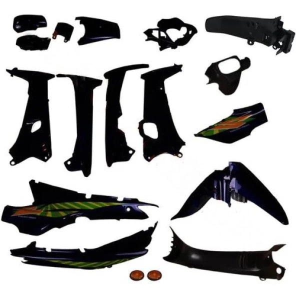 Falcon-Çelik-Kalipso Cup Kaporta Seti Siyah ürün görseli 1