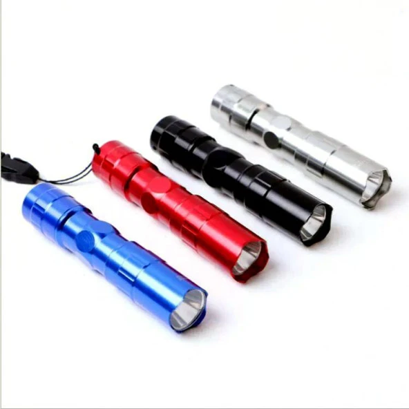 Valkyrie 4 Adet Fener Seti - Alüminyum Kasa - 4 Farklı Renk - Cep Feneri - Tutma İpli - 5