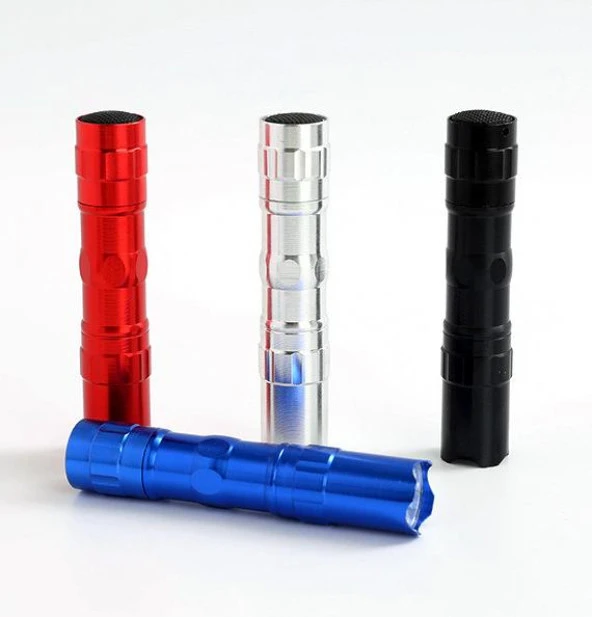 Valkyrie 4 Adet Fener Seti - Alüminyum Kasa - 4 Farklı Renk - Cep Feneri - Tutma İpli - 9