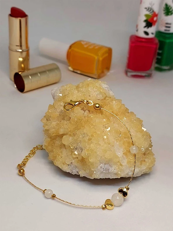 Selenit Taşı Tasarım Bileklik (45702) ürün görseli