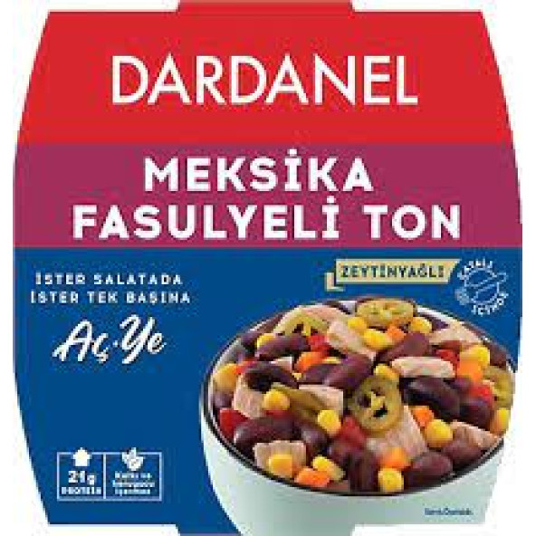 Dardanel Meksika Fasulyeli Ton 160 gr - 3