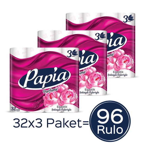 Papia Egzotik Tuvalet Kağıdı 96 Rulo - Resim 2