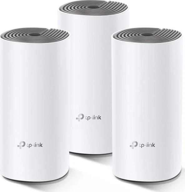 TP-Link Deco E4 AC1200 Tüm Evi  Kapsayan Mesh 3l ü WiFi Sistemi