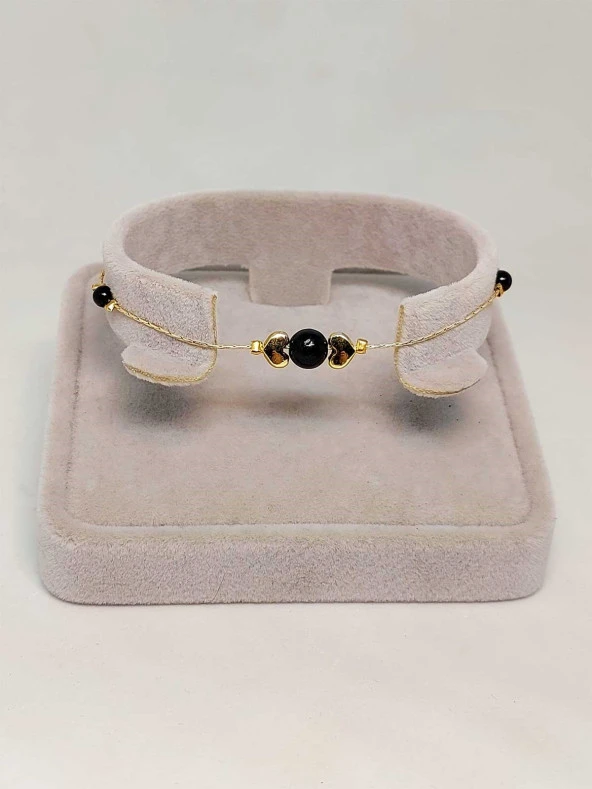 Turmalin Taşı Tasarım Bileklik (45718) - Resim 2