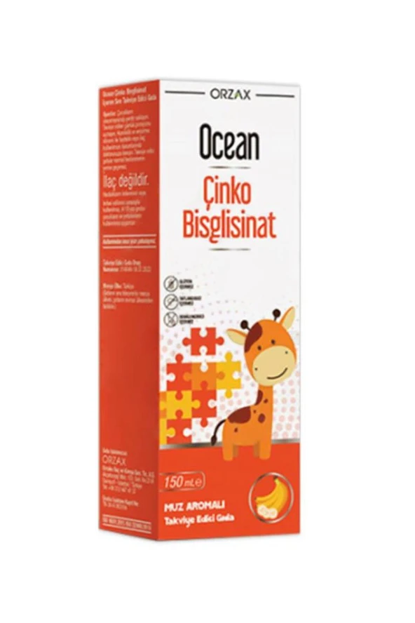 Ocean Çinko Bisglisinat 150 ml - Muz Aromalı ürün görseli