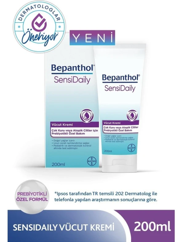 Bepanthol Sensidaily Vücut Kremi 200ML