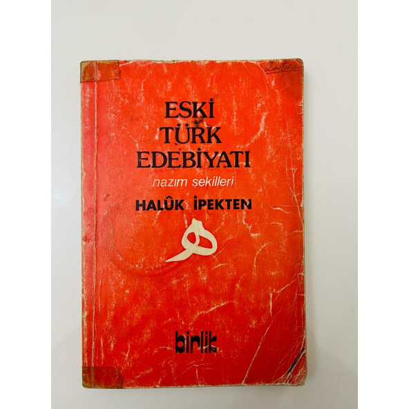 ESKİ TÜRK EDEBİYATI - NAZIM ŞEKİLLERİ (İKİNCİ EL ÜRÜN) - 1
