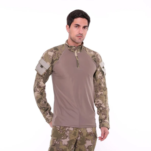 Single Sword Kadın&Erkek Outdoor ve Askeri Combat Tişört - 11