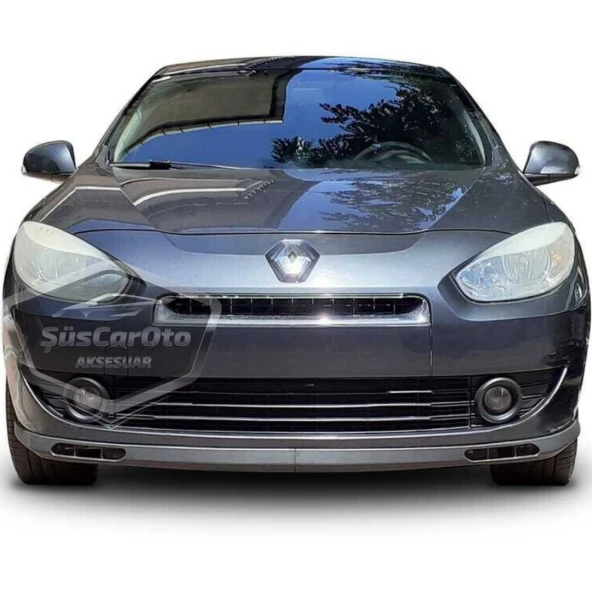Renault Fluence 2009-2016 Uyumlu Üniversal Laguna Lip Esnek Ön Lip 2 Parça Tampon Altı Dil Karlık Ön Ek - 1