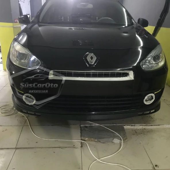 Renault Fluence 2009-2016 Uyumlu Üniversal Laguna Lip Esnek Ön Lip 2 Parça Tampon Altı Dil Karlık Ön Ek - 3