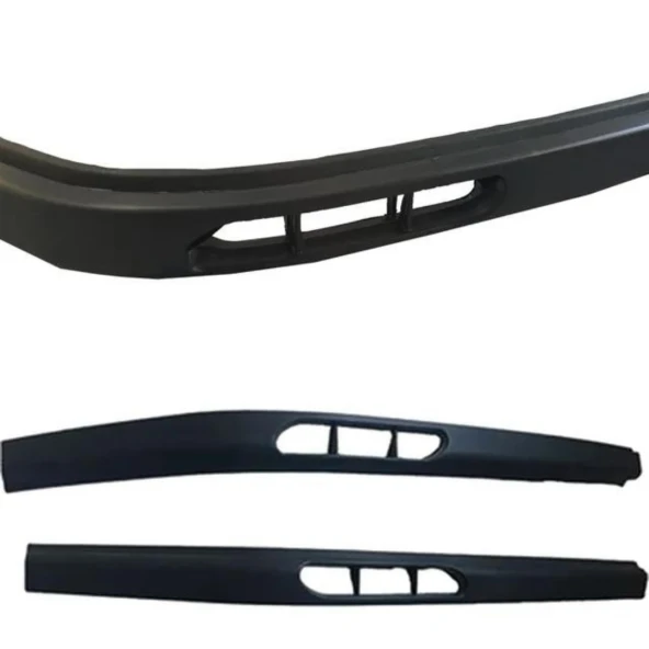 Renault Fluence 2009-2016 Uyumlu Üniversal Laguna Lip Esnek Ön Lip 2 Parça Tampon Altı Dil Karlık Ön Ek - 6