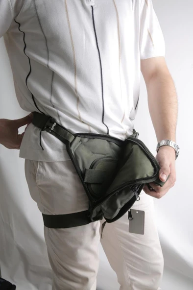 Single Sword Su Geçirmez Taktik Bel ve Bacak Çantası - 3