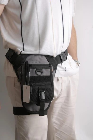 Single Sword Su Geçirmez Taktik Bel ve Bacak Çantası - 12